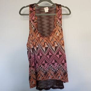 Boho geometric top